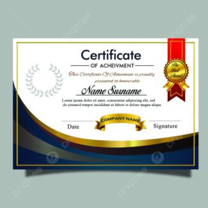 Certificates