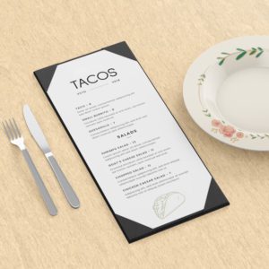 Menu Cards