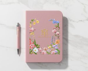 notepads and pens